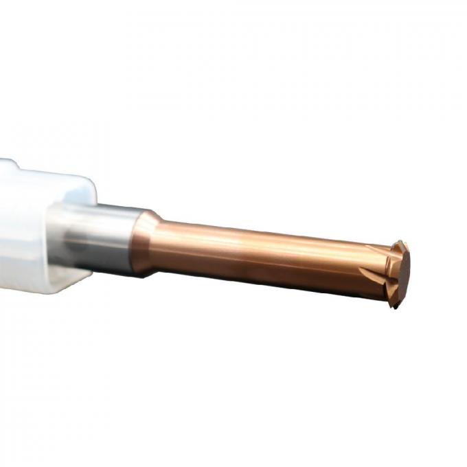 taglierine solide del mulino del filo del carburo del singolo dente 3D per alluminio d'acciaio